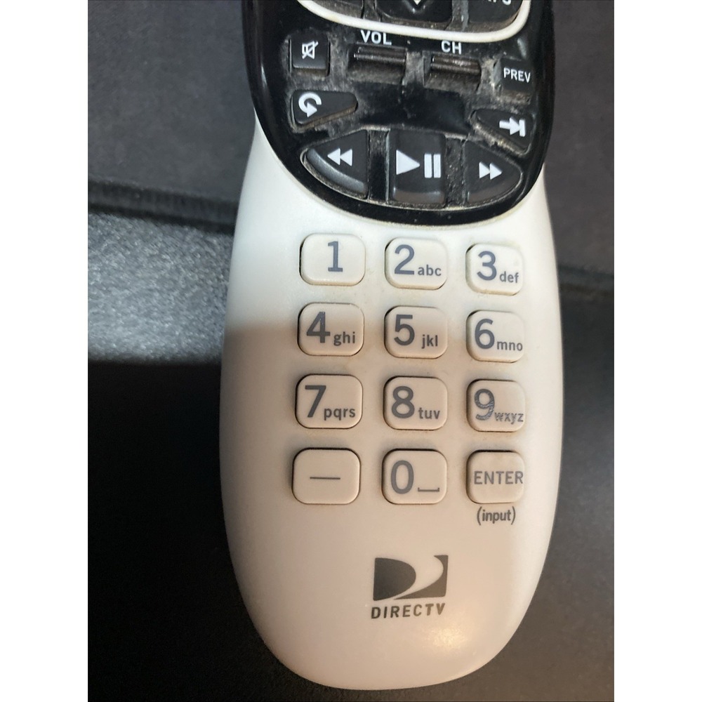 DIRECTV RC72 Remote Control Black & White Replacement C2 - Picture 2 of 5